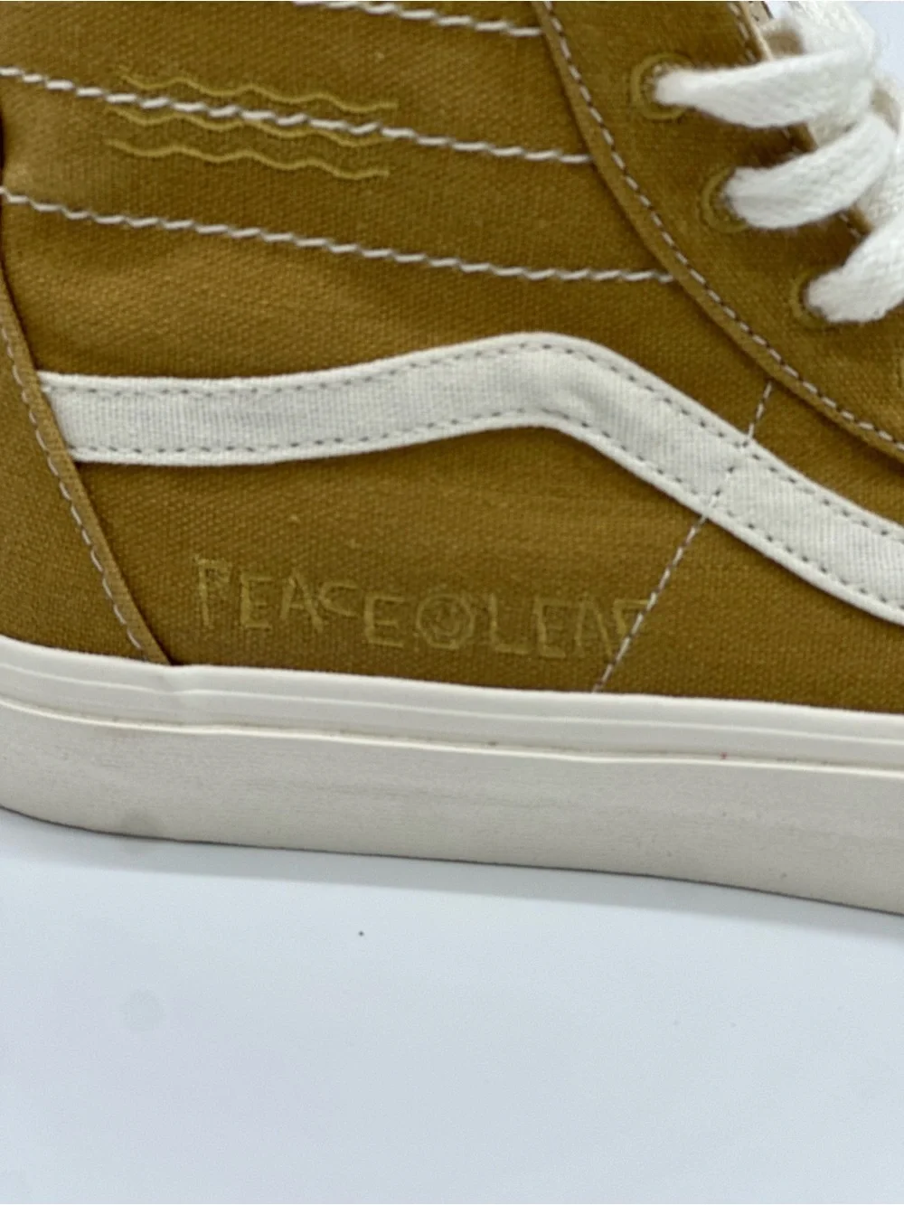 Vans Sk8-Hi Tan Canvas High-Top Sneakers